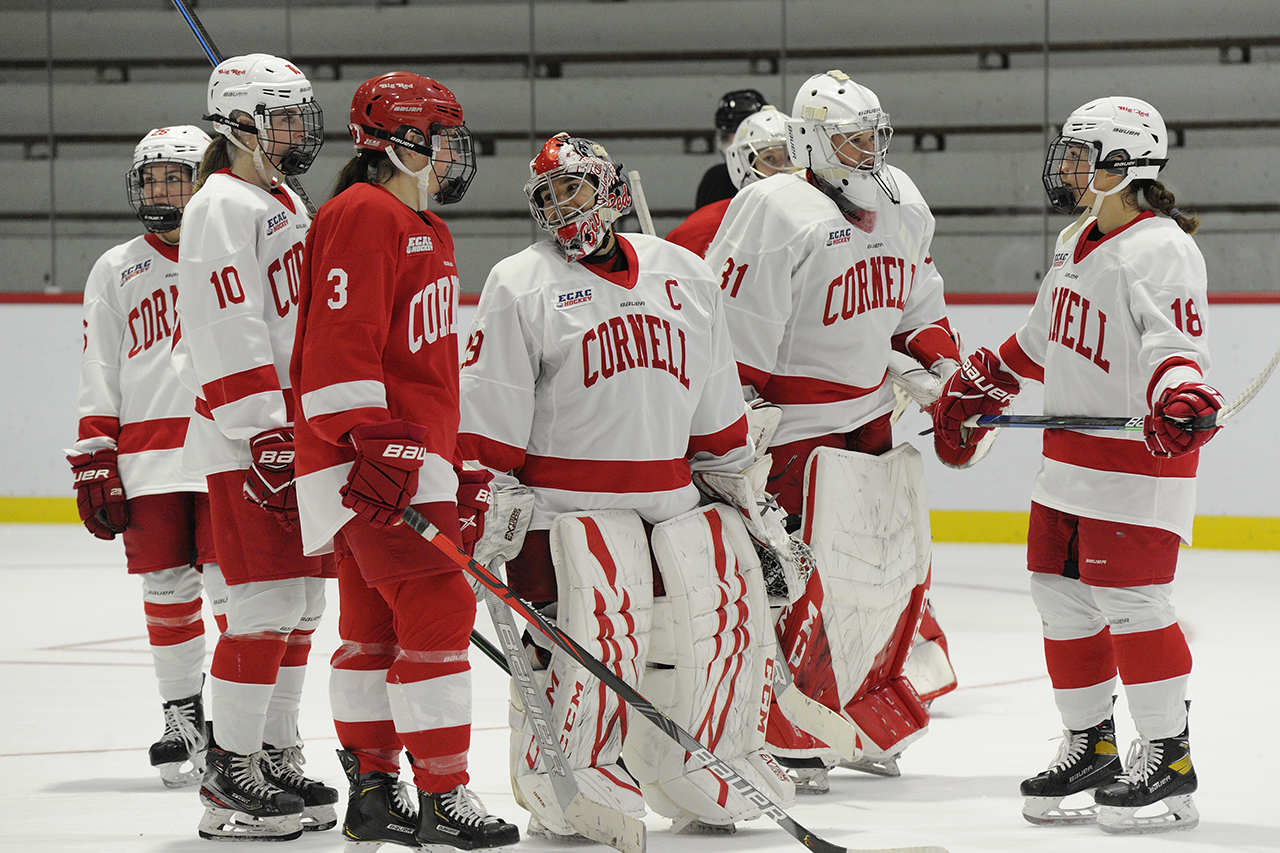 Cornell University Big Red Hockey Home White Jersey